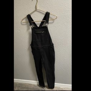 Forever 21 Black Overalls